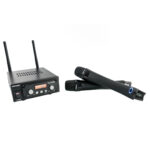 Ensemble de 2 microphones sans fil Okayo DL-8H + récepteur multifréquence Okayo SRX-800