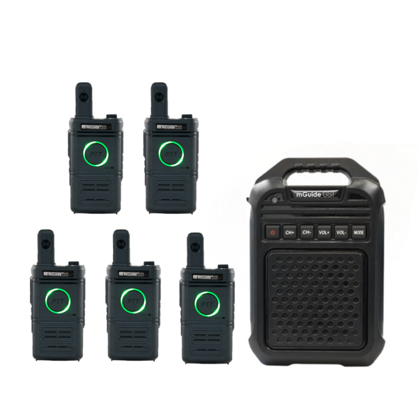 mGuide GST-G3 S5 - kit sans fil avec chargeur collectif pour la restauration et l'hôtellerie