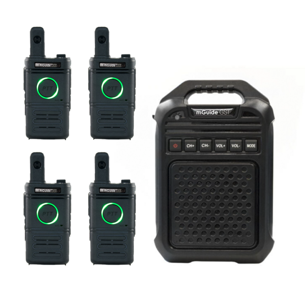 mGuide GST-G3 S4+ - kit sans fil avec chargeur collectif pour la restauration et l'hôtellerie