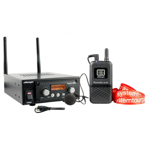 Drahtloses Konferenzsystem / Mikrofon / Multifrequenzempfänger SRX-800 + Taschensender DL-8T