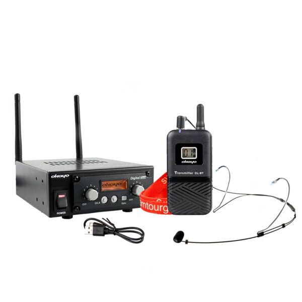 Okayo SRX-800 + DL-8T complete wireless audio / microphone system for fitness and aerobics instructors - Image 8