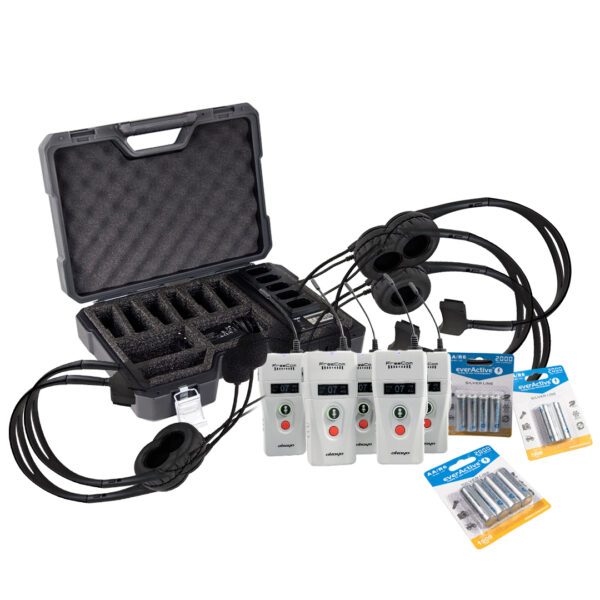 Two-way communication headset / wireless radio system for healthcare – HC-5-FC kit - Image 8