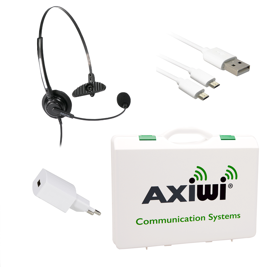 Casque de communication bidirectionnel / intercom sans fil pour le secteur de la santé - kit HC-2-350 – Image 3