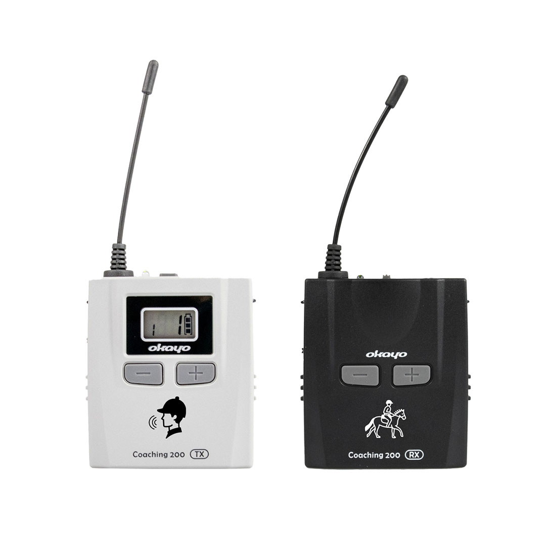 EQS-C200 - 1+1 - digital one-way communication set for equestrian instructor and student
