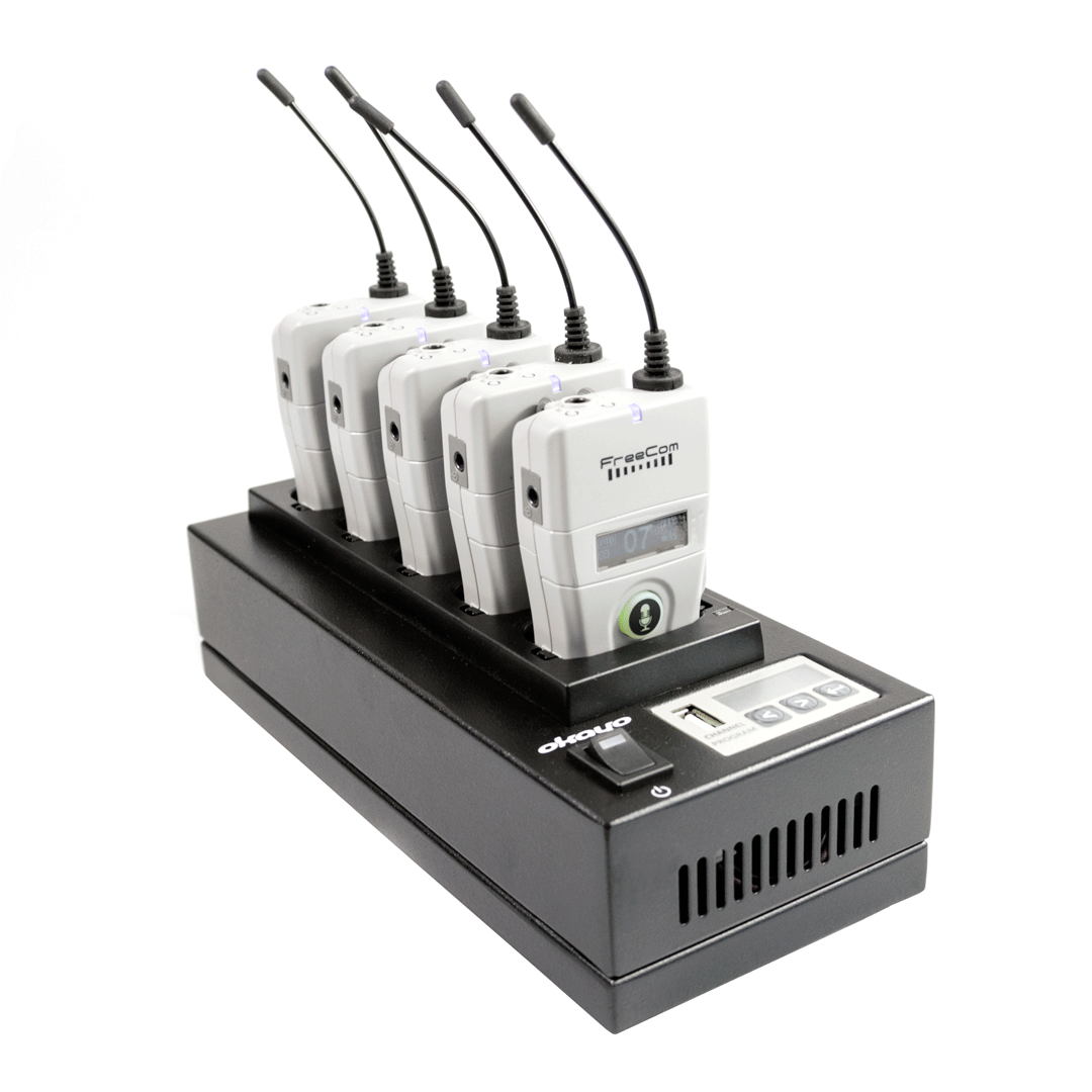 Auriculares bidireccionales para comunicación / sistema de radio inalámbrico para el sector sanitario - kit HC-5-FC - Imagen 5
