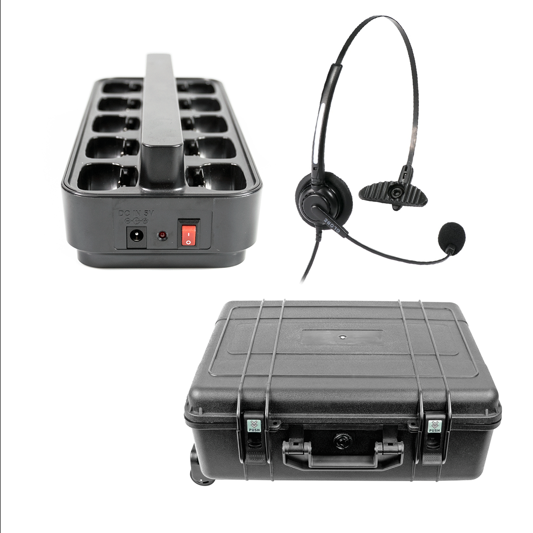 Casque bidirectionnel pour la communication / intercom sans fil pour le secteur de la santé - kit HC-5-350 – Image 7