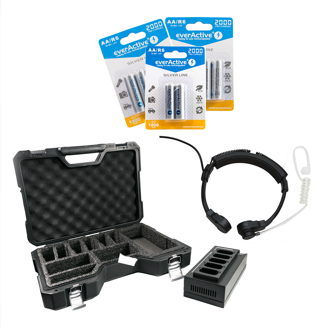 Kit auricolare bidirezionale per comunicazione / sistema radio wireless per il settore sanitario - kit HCL-5-FC - immagine 3
