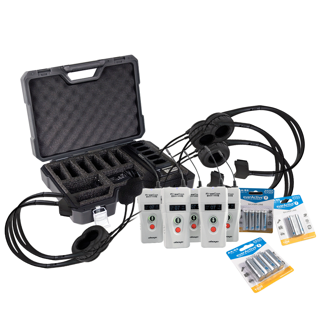Auriculares bidireccionales para comunicación / sistema de radio inalámbrico para el sector sanitario - kit HC-5-FC - Imagen 8