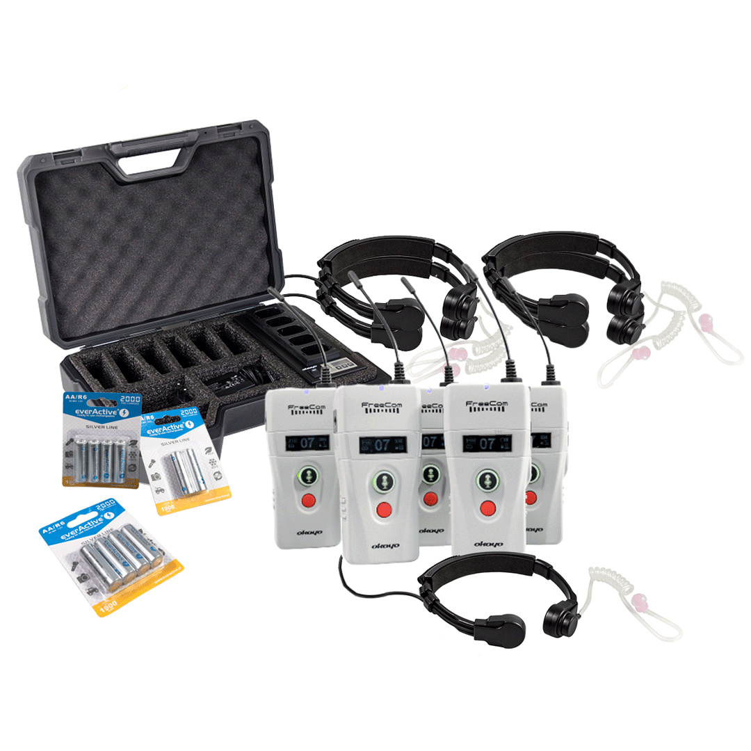 Kit auricolare bidirezionale per comunicazione / sistema radio wireless per il settore sanitario - kit HCL-5-FC - immagine 8